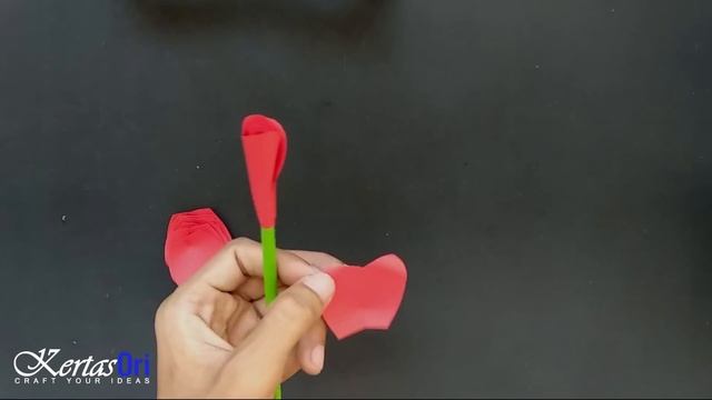 DIY - Rose Flower From Paper ? How To Make | Paper Rose | Paper Flower смотреть онлайн