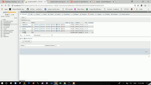 No4 Laravel Series Migration, Seeds, Models, Create смотреть онлайн