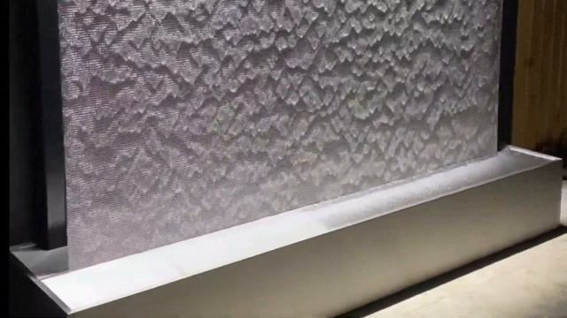 The AquaVeil® water wall | 3D Waterfall effect by night смотреть онлайн