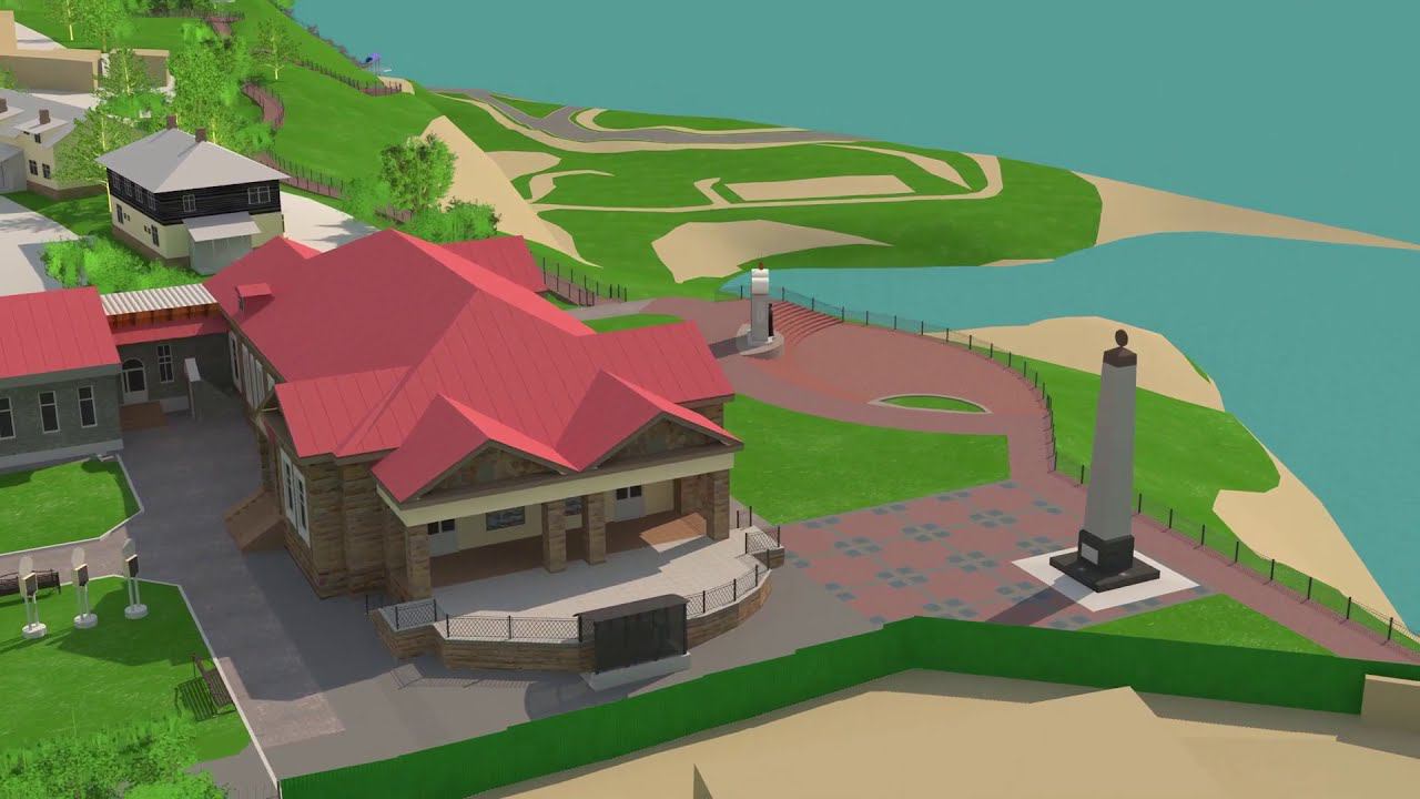 Эскиз проекта Музея угля и парка рядом с ним. смотреть онлайн