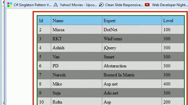 How to bind gridview using jquery and webservice Part 3 смотреть онлайн