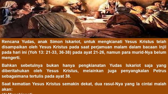 Semangat Cinta Kasih Dan Buah Pengampunan (Yohanes 13 : 21-33,36-38) смотреть онлайн