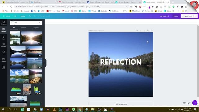 Mirroring Text with Canva смотреть онлайн