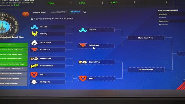 Karrigan Playoffs Stage Pick'Ems! (CS2 Major Copenhagen) смотреть онлайн