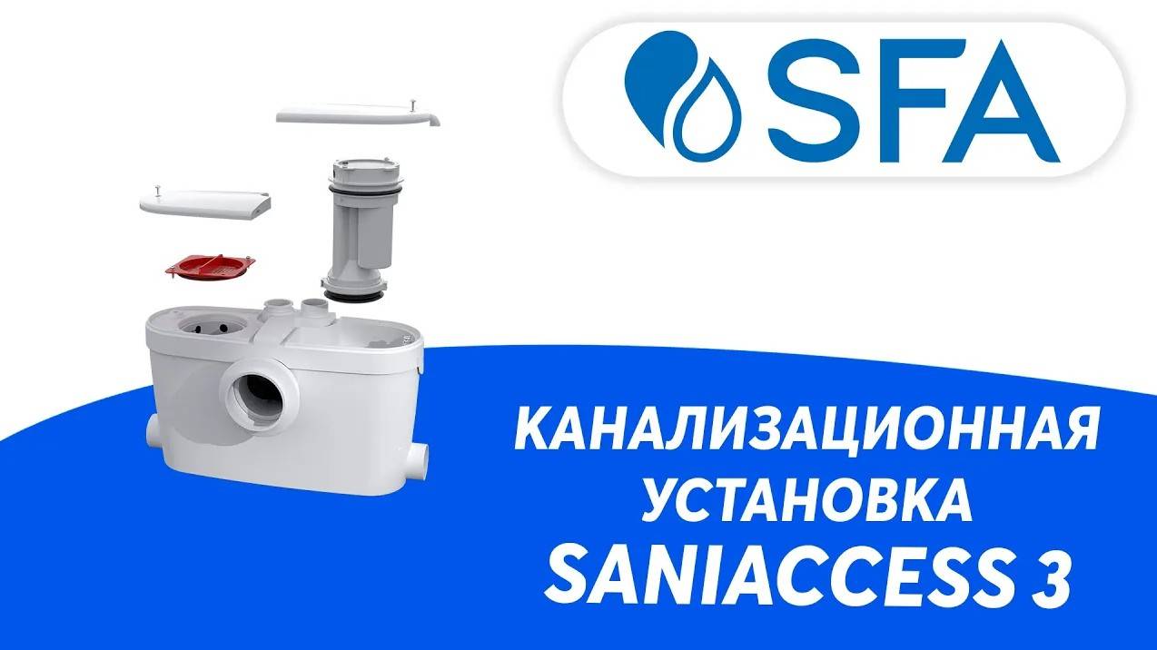 Как перенести унитаз из ванной комнаты в другое место квартиры - SFA SANIACCESS 3 смотреть онлайн