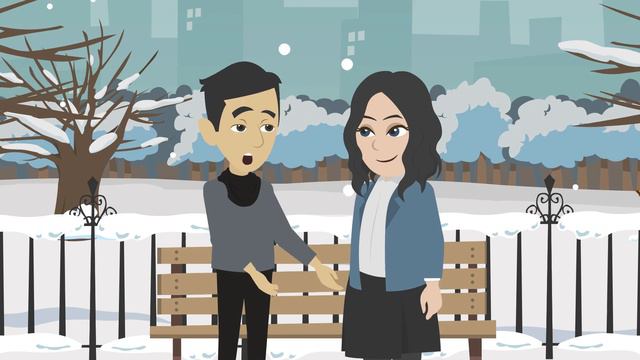 Animated Basic English Lesson: Can, Should and Present Simple in Use. Talking about the weather. смотреть онлайн