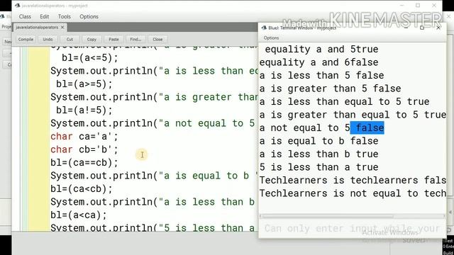 Relational Operators java | Comparison Operators Java смотреть онлайн