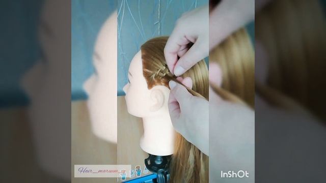 Коса на шиворот с элементами смотреть онлайн