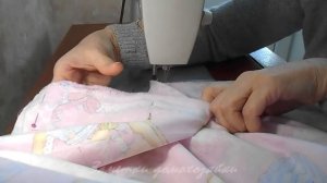Как сшить пододеяльник 1,5 спальный Обработка отверстия