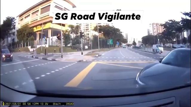1aug2021junction of woodlands road & segar way discretionary right turn camcar stop just in time смотреть онлайн