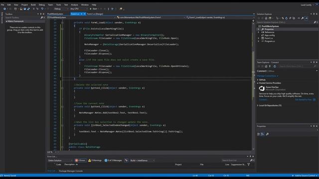 [C#.NET] Notes System using Visual Studio and Binary Serialization смотреть онлайн