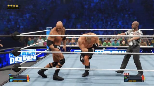 Roman Reugns is Suprised by the return on The Rock WWE Smackdown 2024 The Rock vs Roman Reigns смотреть онлайн