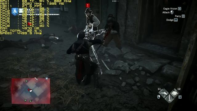 Assassin's Creed Unity PC 【1920x1080 Ultra / High Shadows,Textures】 GTX 480 смотреть онлайн