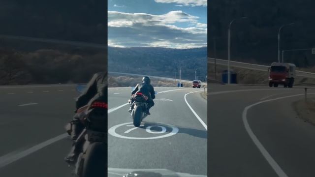 Honda CBR 1000RR Хабаровск- Облучье на мотоцикле. #мотоцикл #honda #1000rr #природа  #дорога