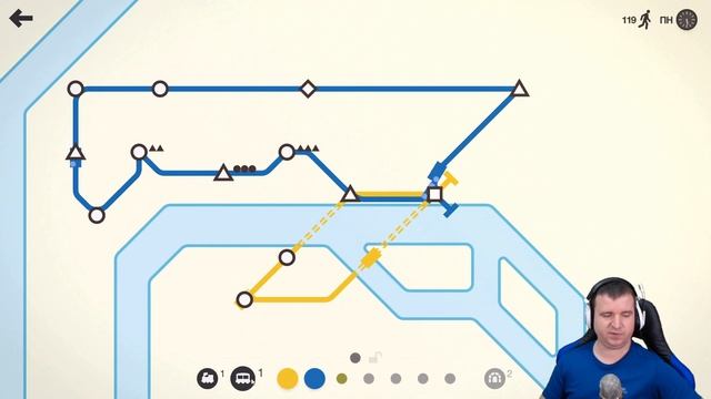 СТРОИМ МАЛЕНЬКОЕ ПАРИЖСКОЕ МЕТРО ? Mini Metro #2 смотреть онлайн