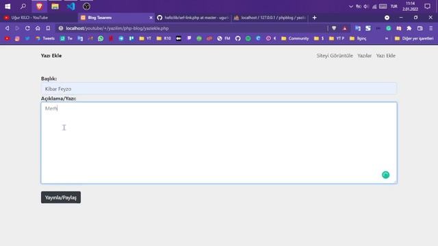 EN EN EN KOLAY PHP BLOG YAPIMI смотреть онлайн