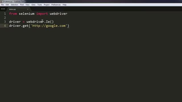 Internet Explorer Driver using Selenium 2 Python смотреть онлайн
