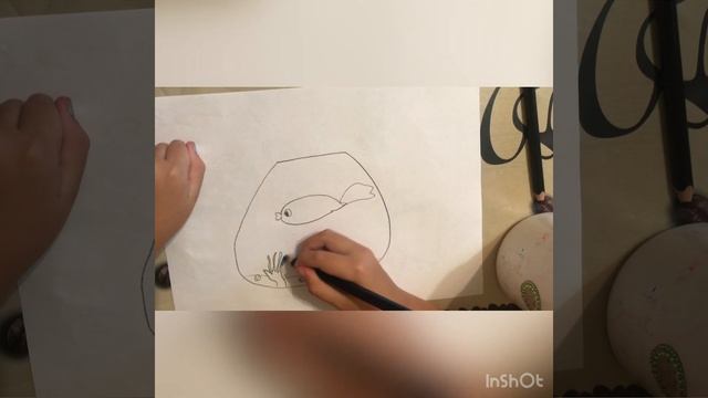 КАК НАРИСОВАТЬ РЫБКУ В АКВАРИУМЕ | УЧИМСЯ РИСОВАТЬ ВМЕСТЕ смотреть онлайн
