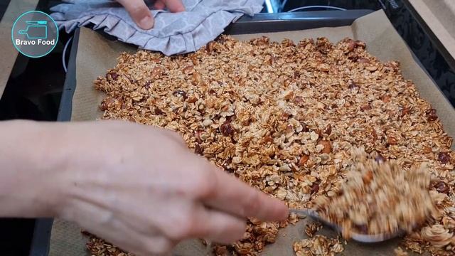 Мюсли домашние! С орехами и медом! смотреть онлайн