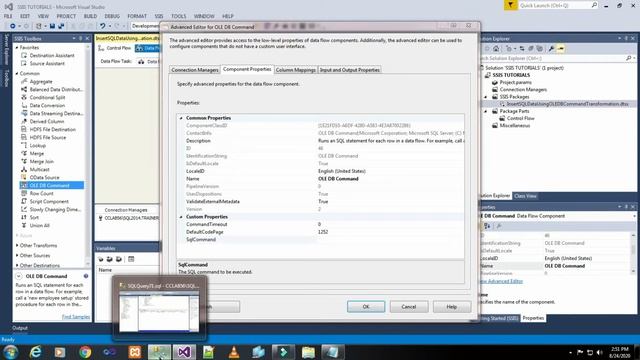 PART 45 HOW TO INSERT SQL DATA USING OLEDB COMMAND TRANSFORMATION (TAMIL) | TechIT DBA смотреть онлайн