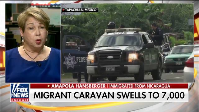 Legal immigrant calls caravan an 'act of war' against the US смотреть онлайн