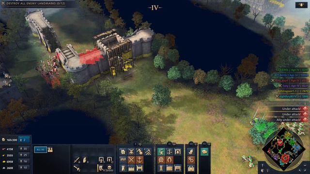 Age of Empires 4 - 3v3 MASSIVE BATTLE IN BLACK FOREST | Multiplayer Gameplay смотреть онлайн