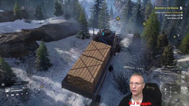 Snowrunner Ep 401 Yukon - "Rockfall In The Ravine" смотреть онлайн