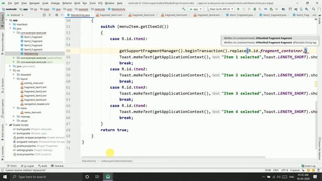 Android Navigation Drawer with Fragments | Custom Android Navigation Drawer смотреть онлайн