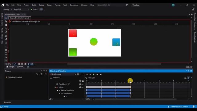 WPF Tutorial : Storyboard tutorial in visual studio blend | Create Timeline | Keyframes | Triggers смотреть онлайн