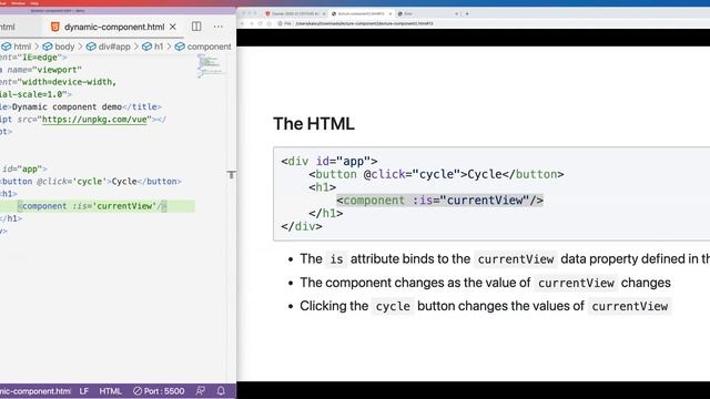 CST3145 - 2020 - Lecture18 - Vue Component 2 смотреть онлайн