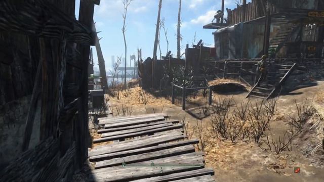 Fallout 4 Tenpines Bluff Settlement Build Tour (No Mods) смотреть онлайн