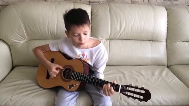 Как играть на гитаре Испанский танец. Самый легкий урок смотреть онлайн