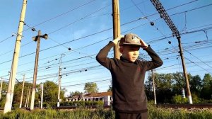 Снимаем сиреноголовых на железной дороге #сиреноголовый