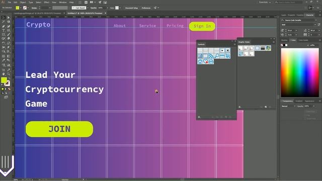 Landing Page Design 2018 | Adobe Illustrator Tutorial