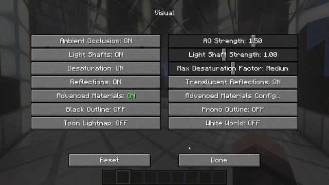 How to Disable Motion Blur Effects and Enable Reflections in Minecraft Shaders (BSL + UnityPBR) смотреть онлайн