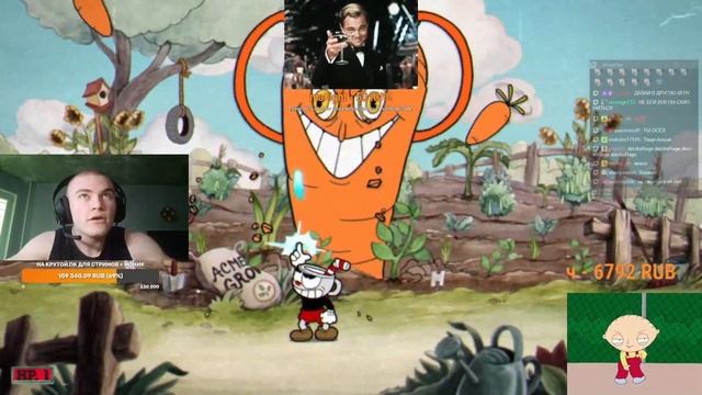 ДЕРЗКО69 ТАНЦУЕТ XXXMANERA и УНИЧТОЖАЕТ БОССОВ в CUPHEAD | смотреть онлайн