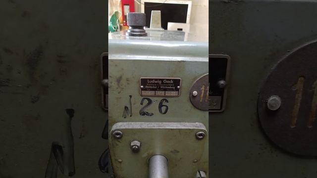 Маленький строгальный станок Ludwig Gack К-15 смотреть онлайн