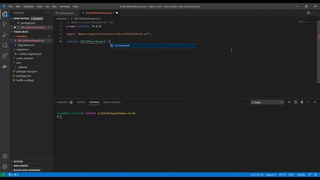 HOW TO WRITE A SIMPLE ERC20 TOKEN USING OPENZEPPELIN смотреть онлайн