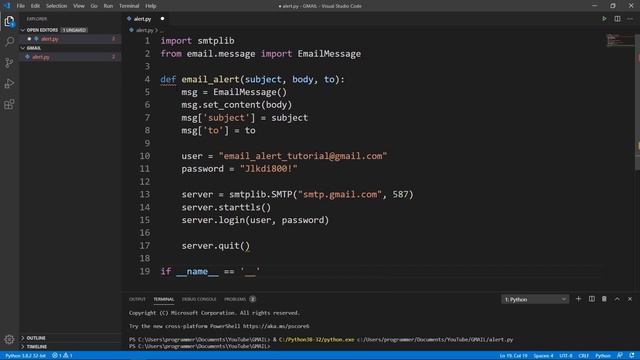 Create email and text message SMS alerts with Python! смотреть онлайн
