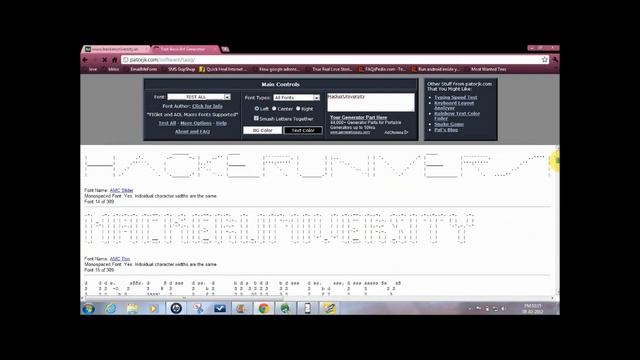 Create your own Name Text Ascii Art смотреть онлайн