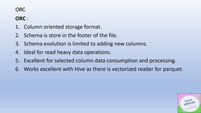 Parquet vs Avro vs ORC | HDFS | File Formats | Interview Question смотреть онлайн
