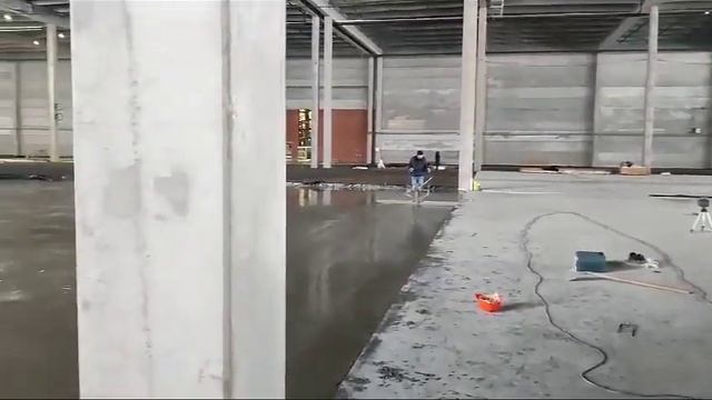 Устройство топпинговых полов с прогревом бетона Европол