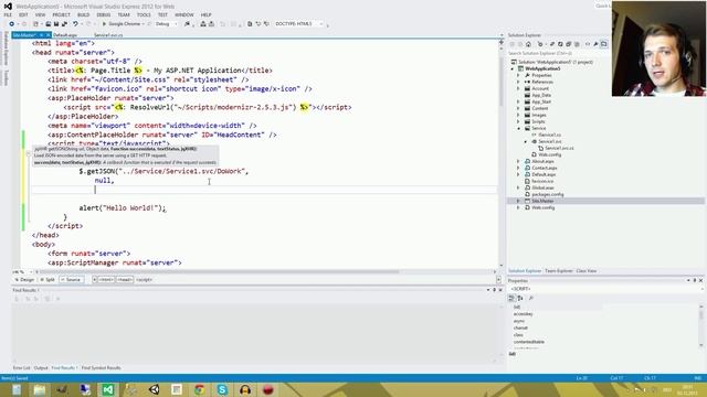 REST WCF Service in ASP.NET - #02 - GET JSON - (Visual Studio 2012/VS2012) [German/Deutsch] смотреть онлайн
