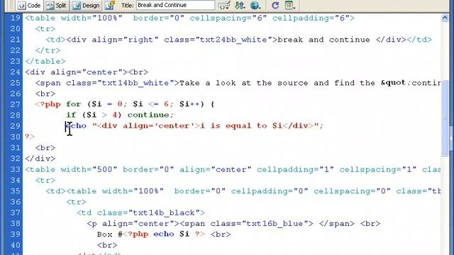 Break and continue смотреть онлайн