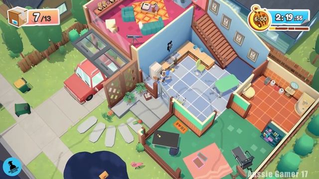 Moving Out 100% Walkthrough Part 8 21 Slick Street смотреть онлайн