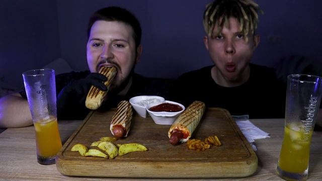 МУКБАНГ Хот Доги ? | АСМР Общаемся #мукбанг #хотдог #асмр смотреть онлайн