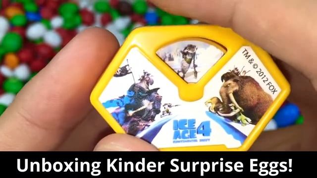 Киндер Сюрпризы и Много Конфет! Unboxing Kinder Surprise Eggs! a lot of candy смотреть онлайн