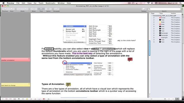 Annotating PDF on a Mac Using Preview - Screencast with Accompanying PDF. смотреть онлайн