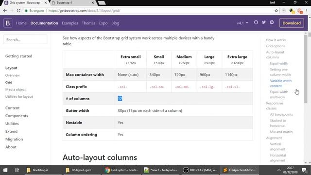 02 - Sistema de Rejillas [Bootstrap 4] смотреть онлайн