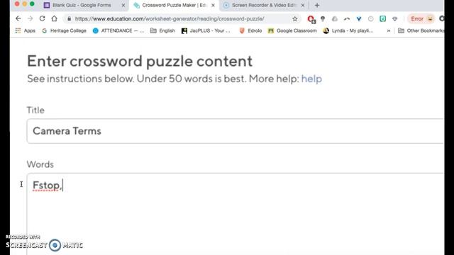 Crossword Puzzle Maker - how to смотреть онлайн
